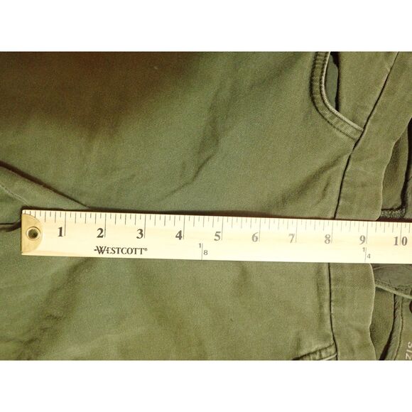 J Crew Dannie Size 4 Zipper In Back Army Green Skinny Legging Jegging Jean - Picture 12 of 12